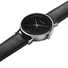 Koppel 41mm - automatic, black dial, black leather