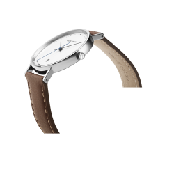 SOLD OUT - Koppel 38mm - quartz, white dial, brown leather