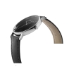 Koppel 38mm - quartz, cadran noir, cuir noir