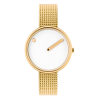 Picto Ø30mm - polished gold/white, matt gold mesh