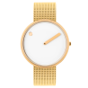 Picto Ø40mm - polished gold/white, matt gold mesh