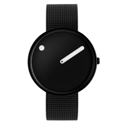 copy of Picto Ø40mm - black steel/black, matt black mesh