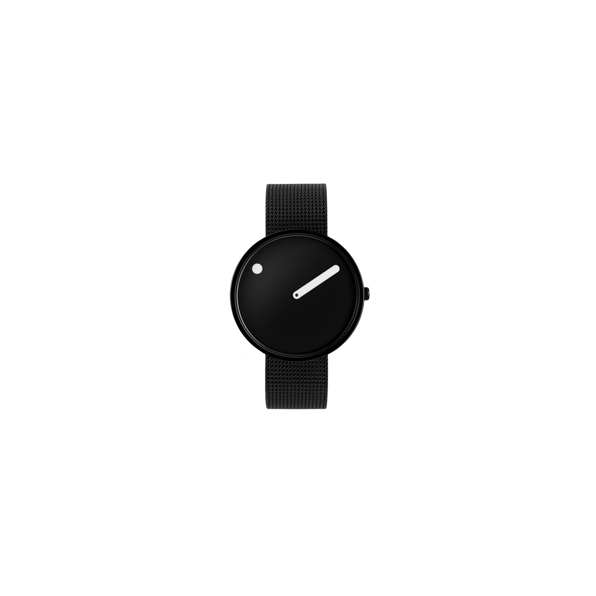 copy of Picto Ø40mm - black steel/black, matt black mesh