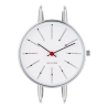 Montre Bankers - Ø30 ou Ø34 mm - acier/blanc, bracelet jonc