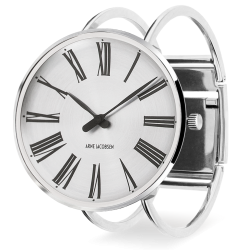 Montre Roman - Ø30 ou Ø34 mm – acier/blanc, bracelet jonc