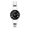 Montre Roman 40mm - acier/noir, bracelet jonc