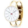 Bankers watch - Ø30, Ø34 or Ø40 mm - gold/white, bangle