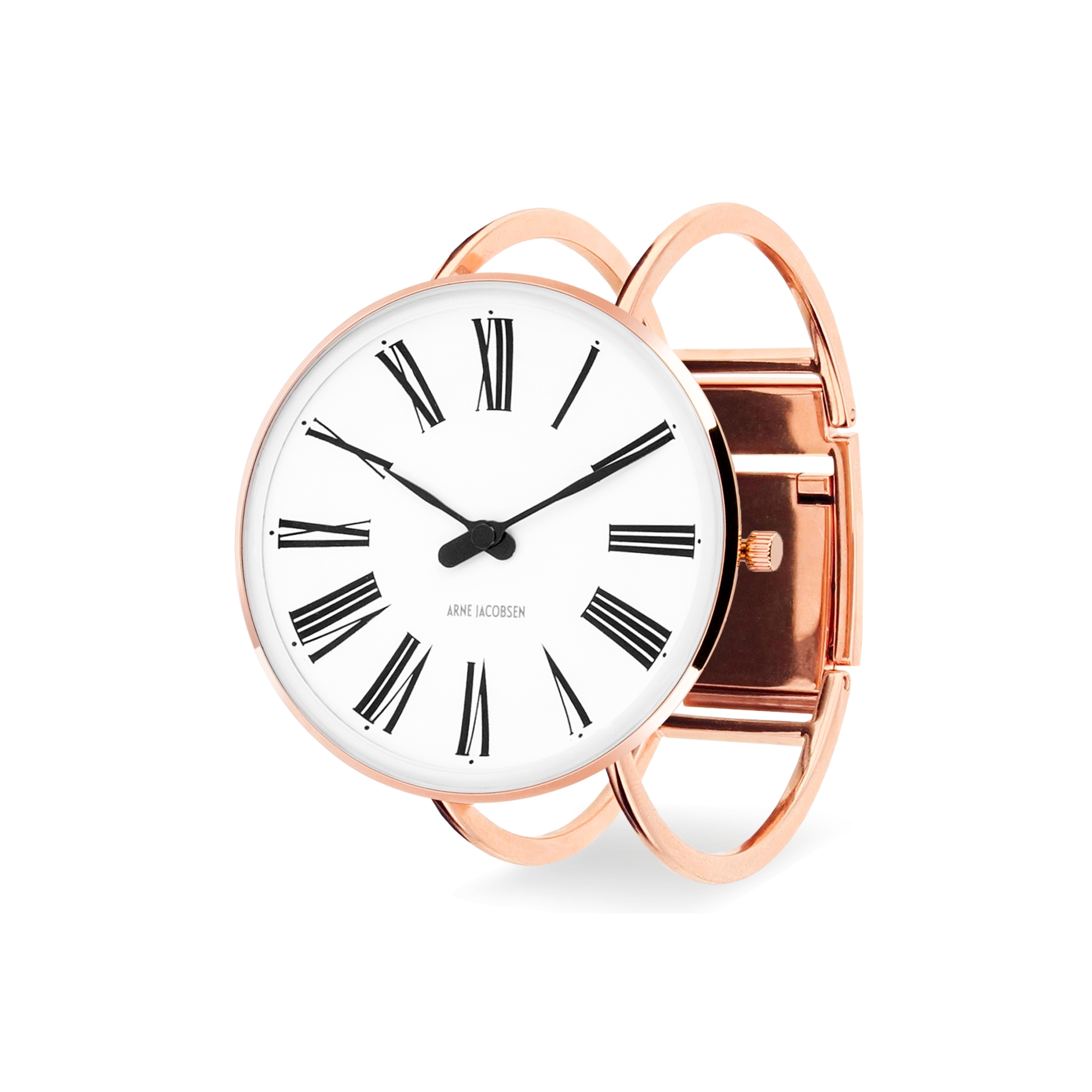 Roman watch - Ø30, Ø34 or Ø40 mm - rose gold/white, bangle