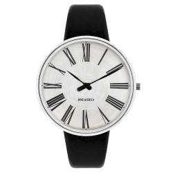 Montre Roman Sunray - Ø40mm - acier inox, cuir noir