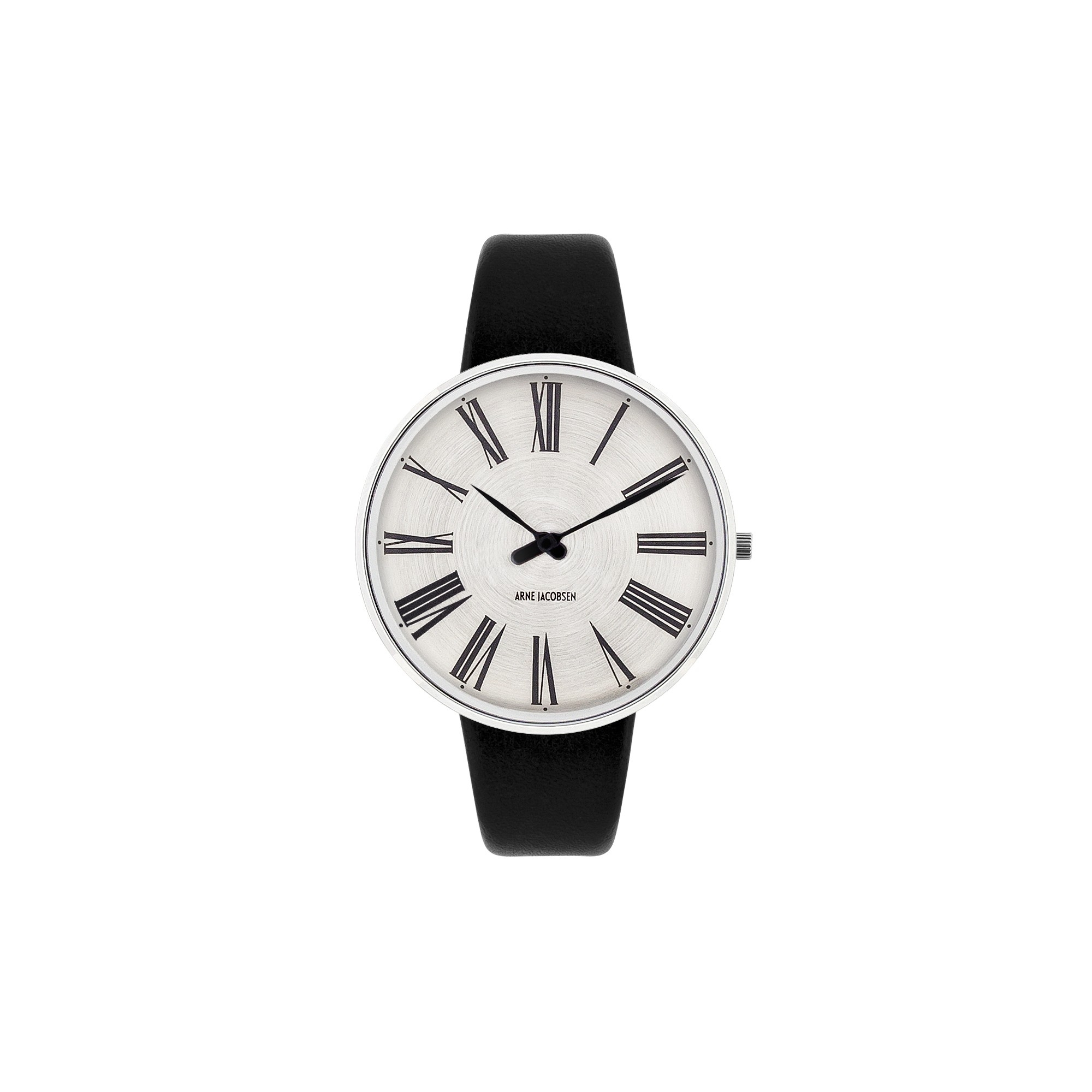 Montre Roman Sunray - Ø40mm - acier inox, cuir noir