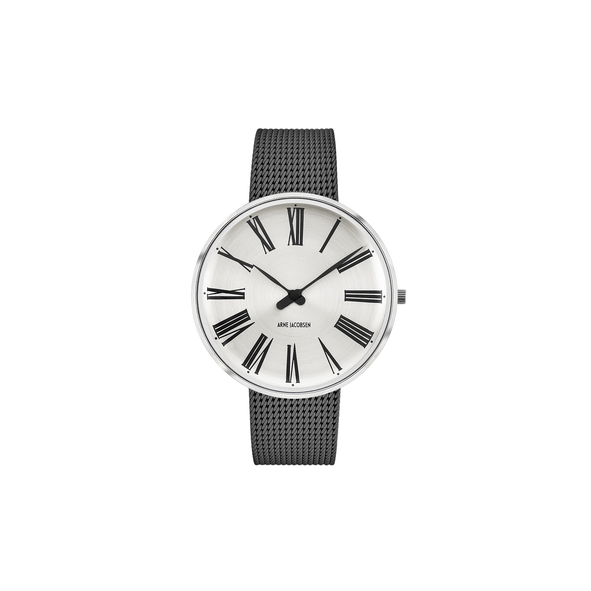 Roman Sunray watch - Ø34 or Ø40mm - stainless steel, dark grey mesh