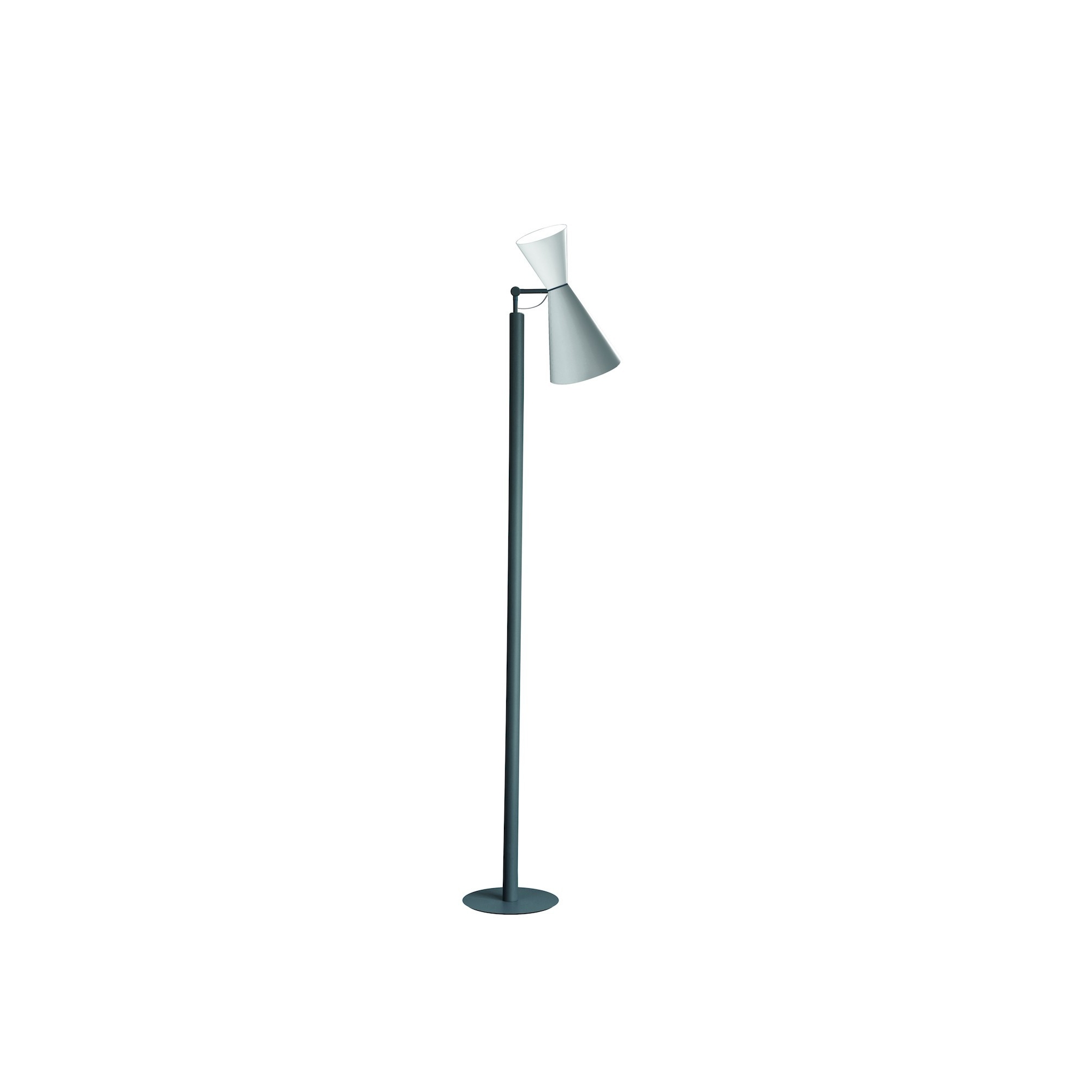 gris/blanc - lampadaire Parliament - Nemo lighting