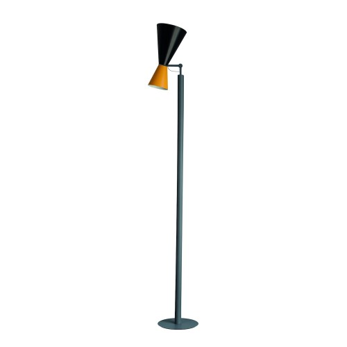 noir/jaune - lampadaire Parliament - Nemo lighting