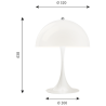 Panthella 320 – high lustre chrome plated