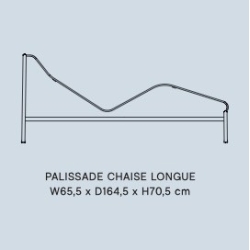 chaise longue - Palissade - HAY