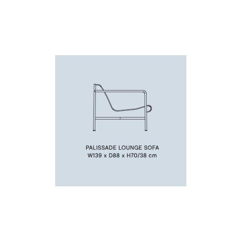 sofa lounge - Palissade - HAY