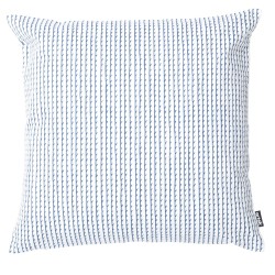 40x40cm - blanc / bleu - coussin Rivi - Artek