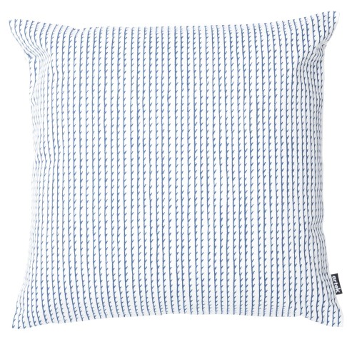 40x40cm - white / blue - cushion - Rivi - Artek