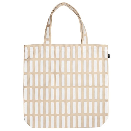 Tote bag 41x41cm - Siena sable et blanc - Artek