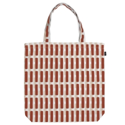 Tote bag 41x41cm - Siena brique / ombre sable - Artek