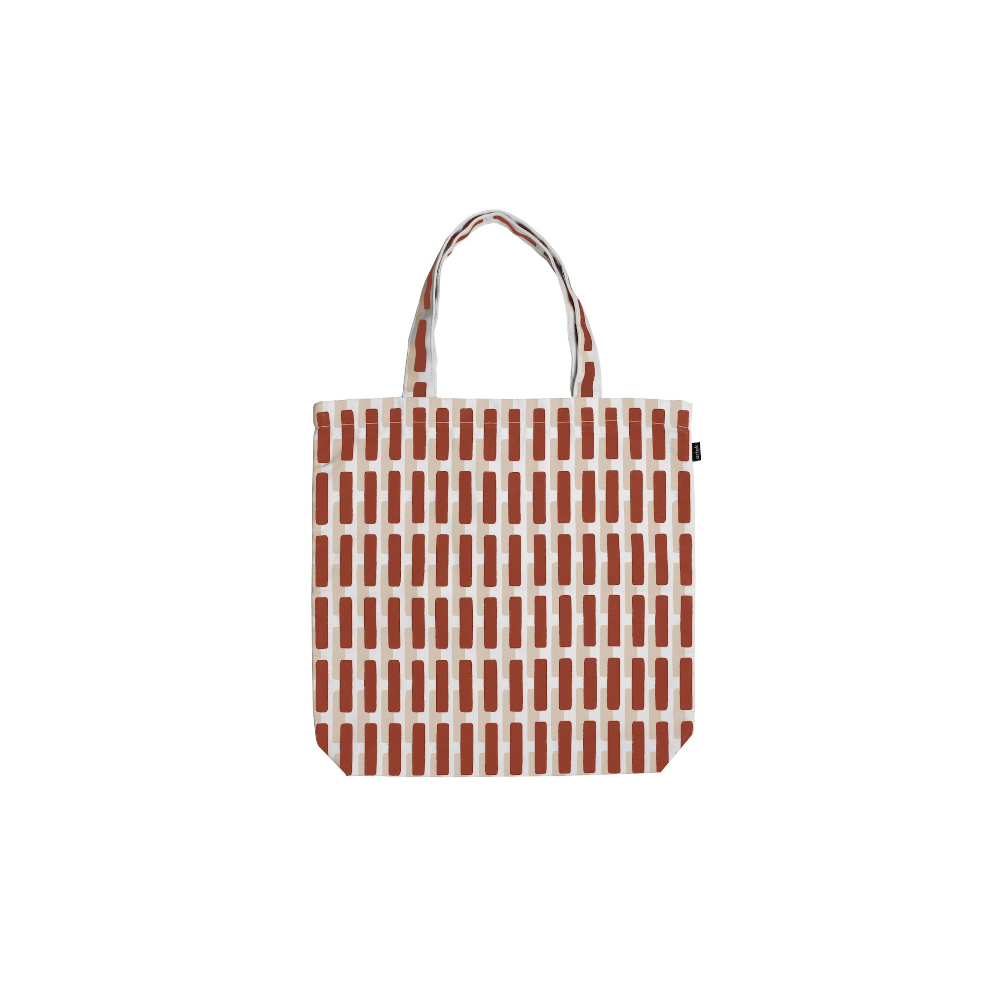 Tote bag 41x41cm - Siena brick / sand shadow - Artek