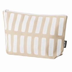 24x15cm - pochette Siena, sable / blanc - Artek