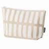 24x15cm - Siena pouch, sand / white - Artek