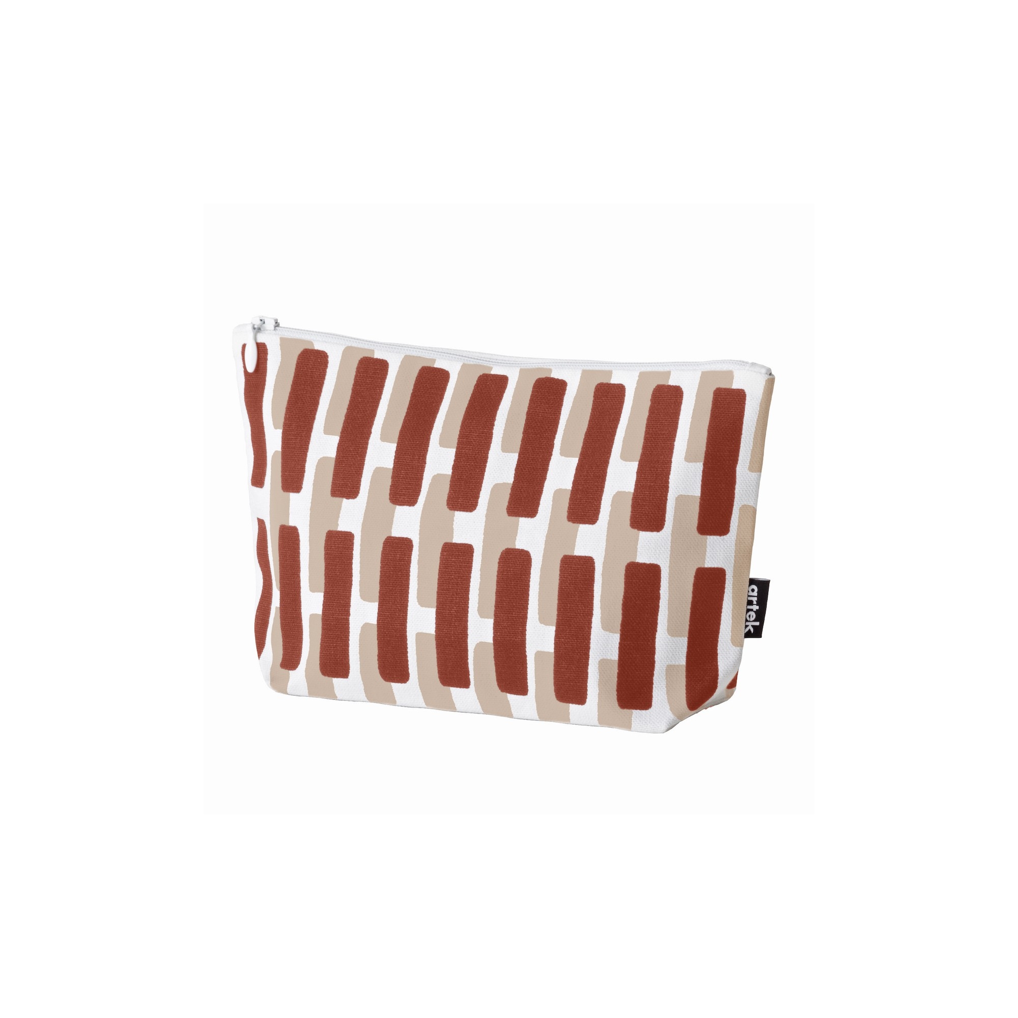 24x15cm - Siena pouch, brick / sand shadow - Artek