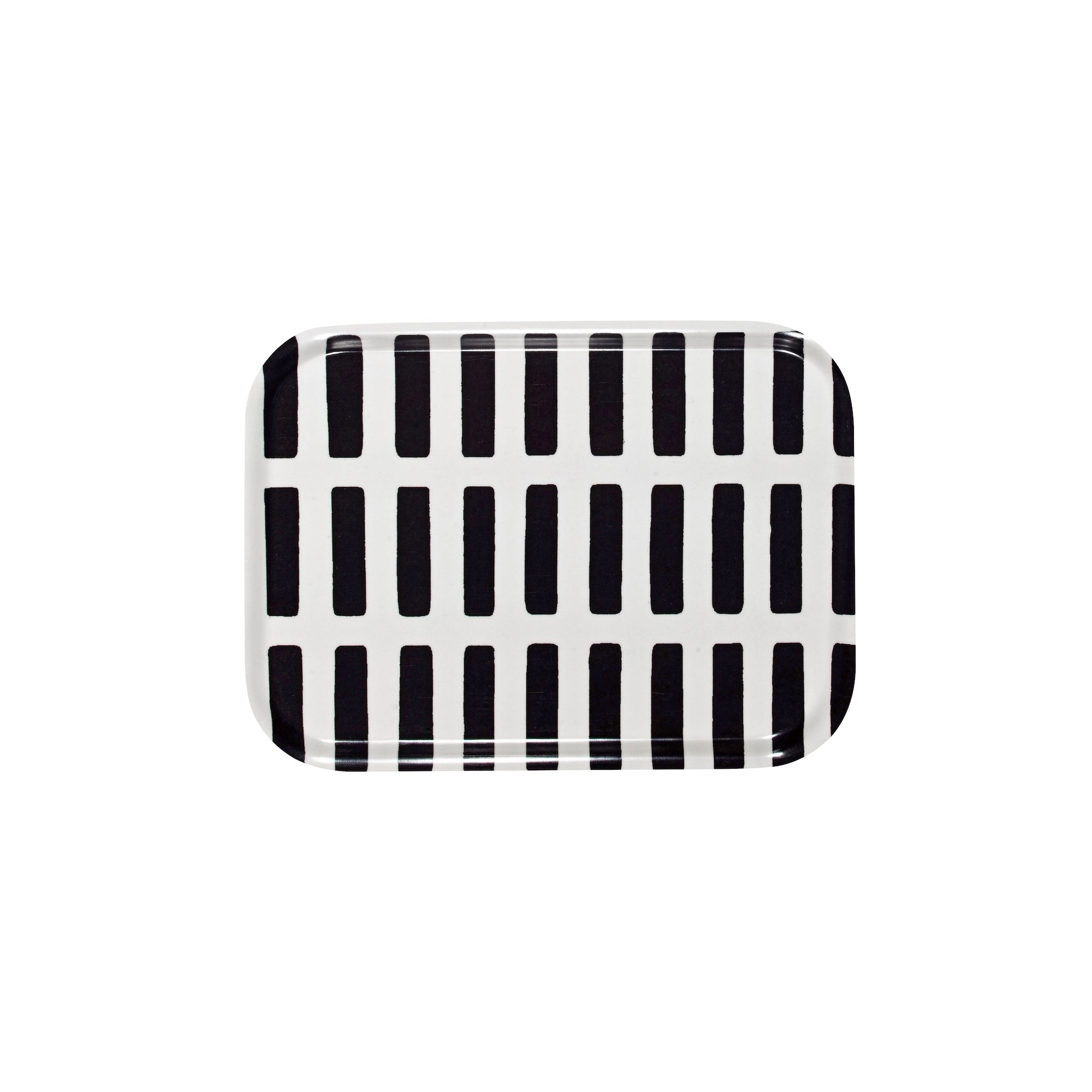 27x20cm - Siena tray, black / white - Artek