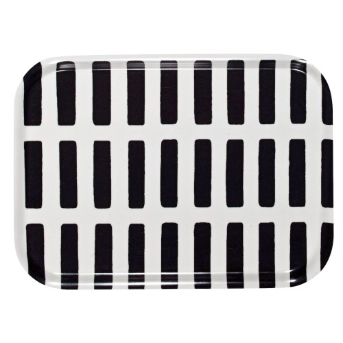 27x20cm - Siena tray, black / white - Artek