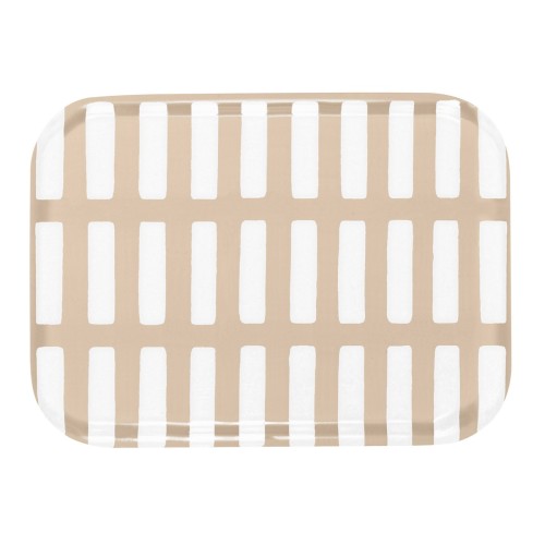 27x20cm - Siena tray, sand / white - Artek