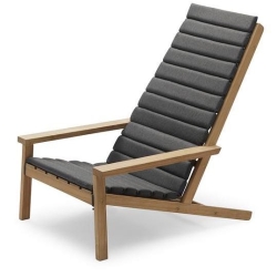 Coussin Charcoal pour Chaise Longue Between Lines – Skagerak - Skagerak by Fritz Hansen