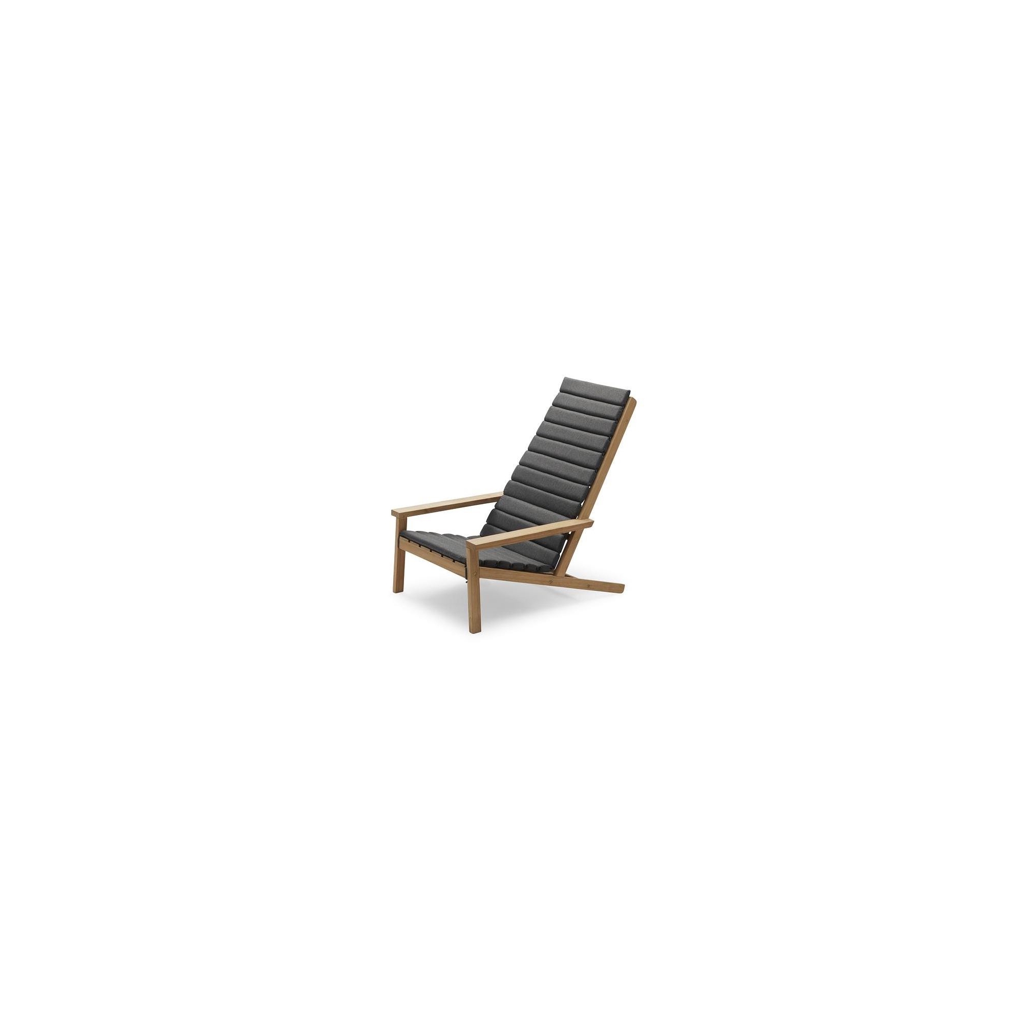 Charcoal Cushion for Between Lines Deck Chair – Skagerak - Skagerak by Fritz Hansen