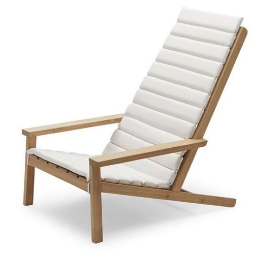 SOLD OUT White Cushion for Between Lines Deck Chair – Skagerak - Skagerak by Fritz Hansen