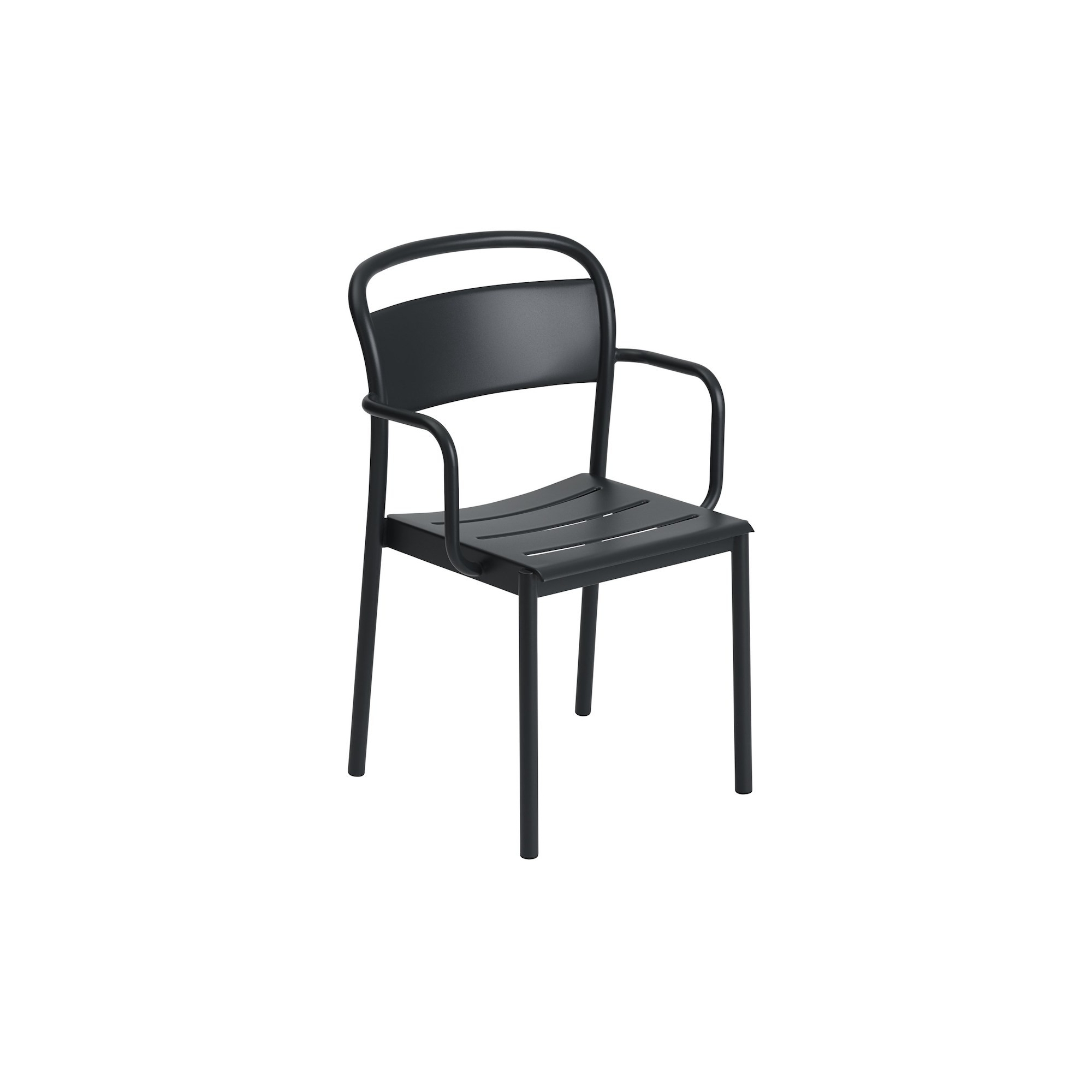 armchair black - Linear Steel - Muuto