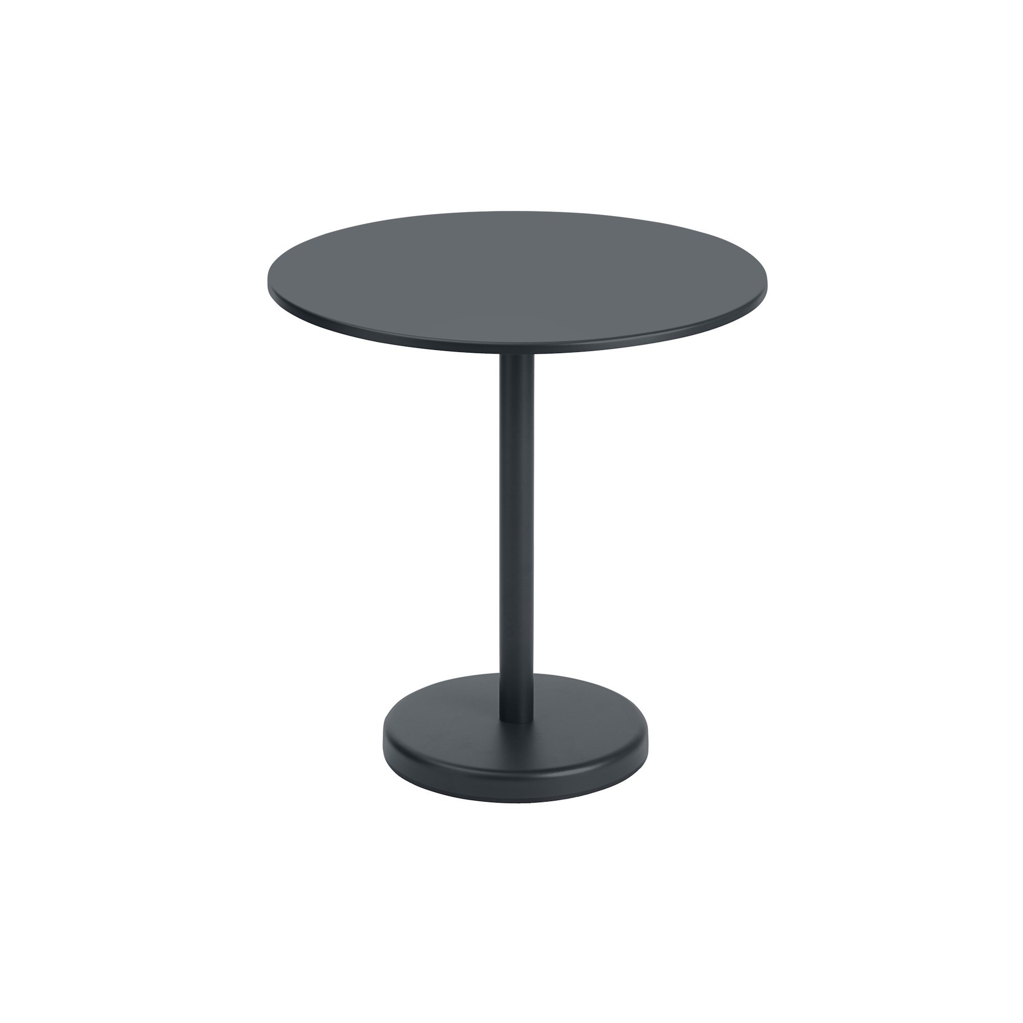 table Ø70 noire - Linear Steel - Muuto