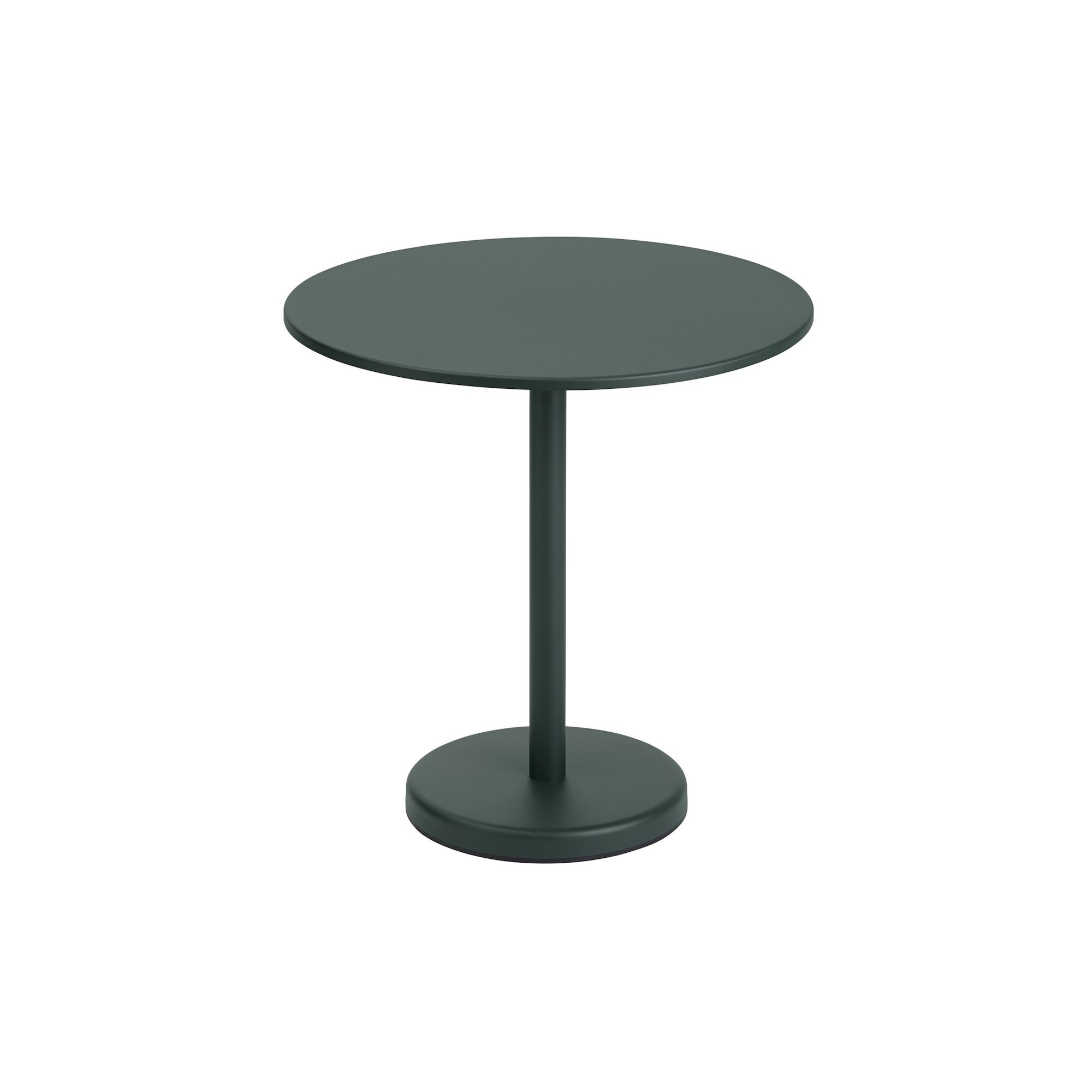 table Ø70 vert foncé - Linear Steel - Muuto