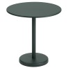 table Ø70 vert foncé - Linear Steel - Muuto