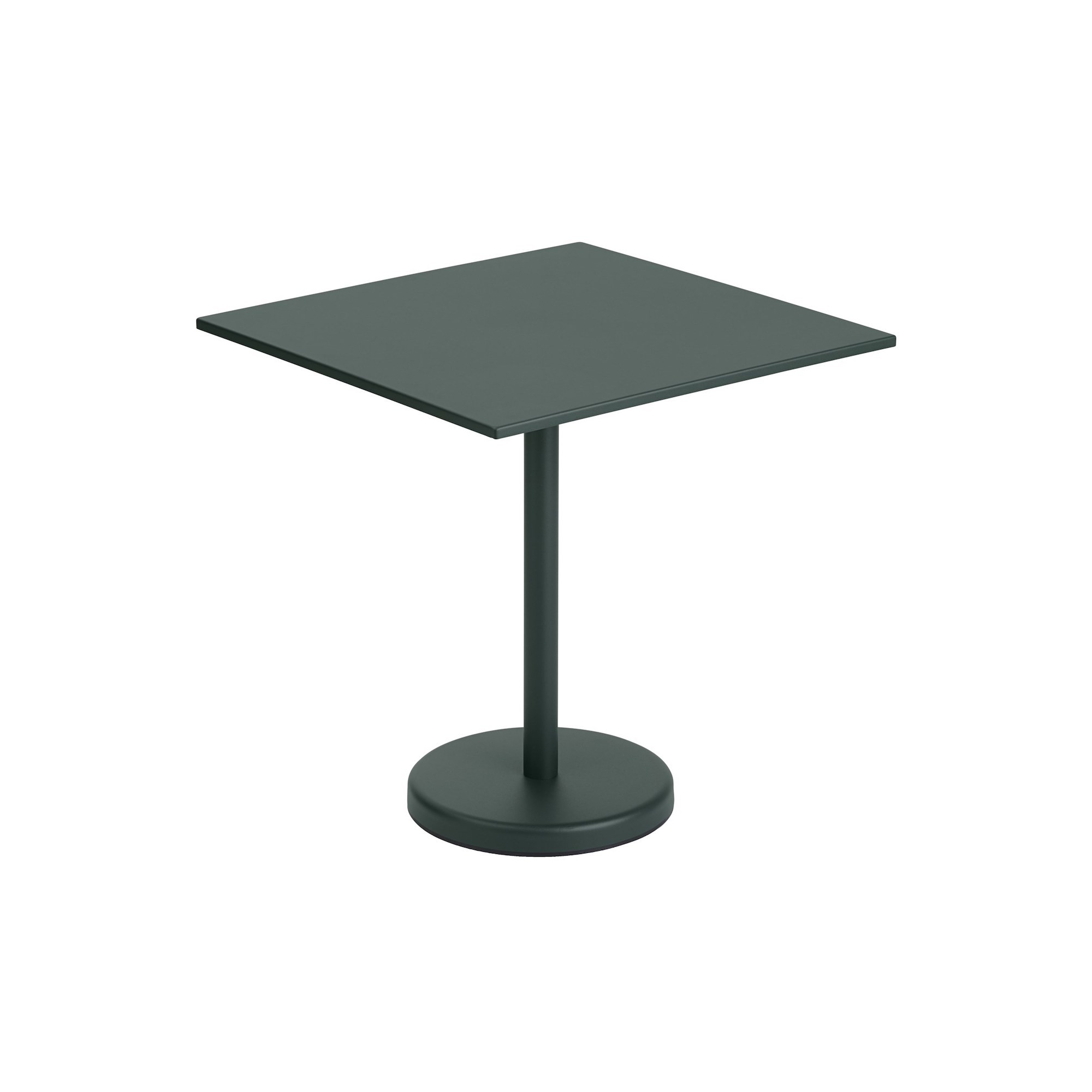 table 70x70 vert foncé - Linear Steel - Muuto