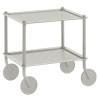 Flow Trolley – 2 plateaux – Gris - Muuto