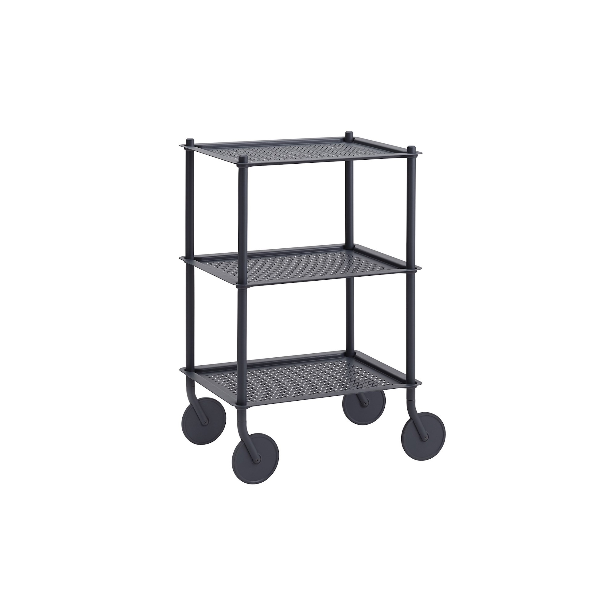 Flow Trolley – 3-Layer – Blue-Grey - Muuto