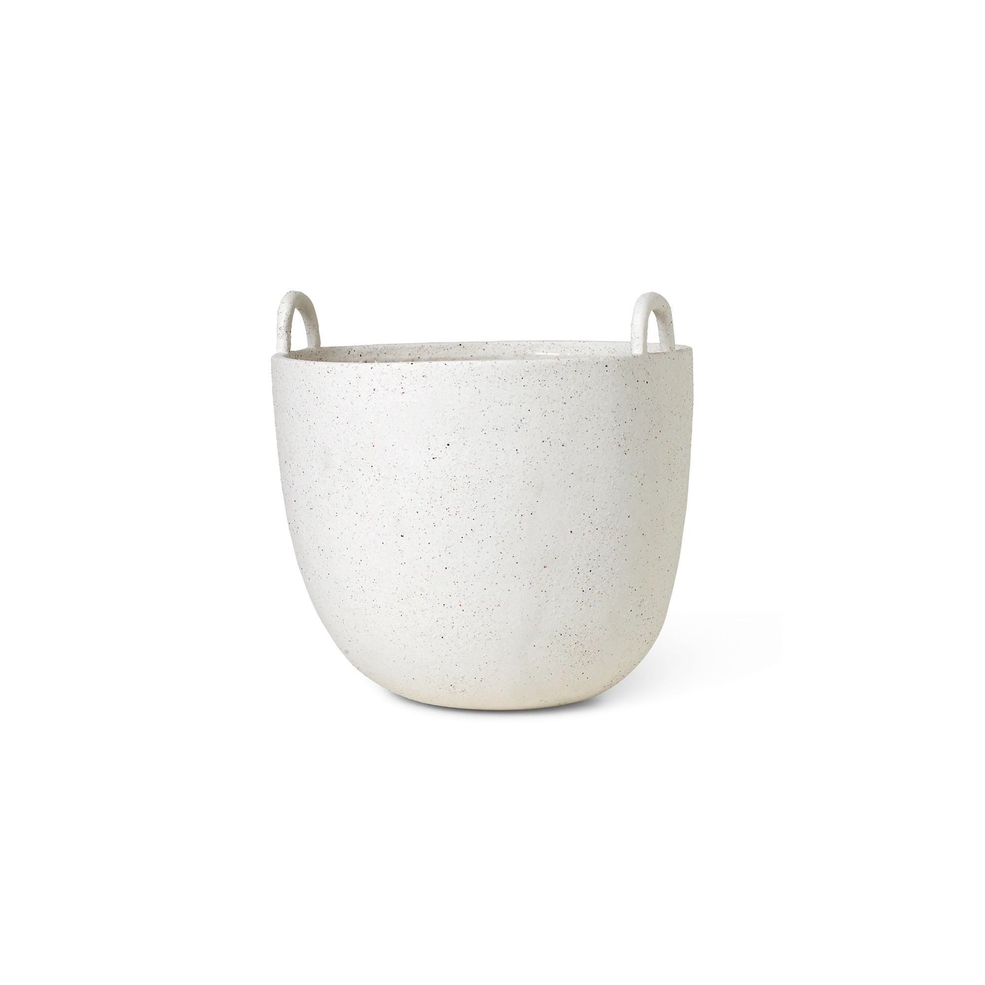 Speckle pot L - off-white - Ferm Living