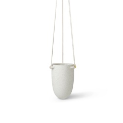 Hanging pot Speckle S - off-white - Ferm Living