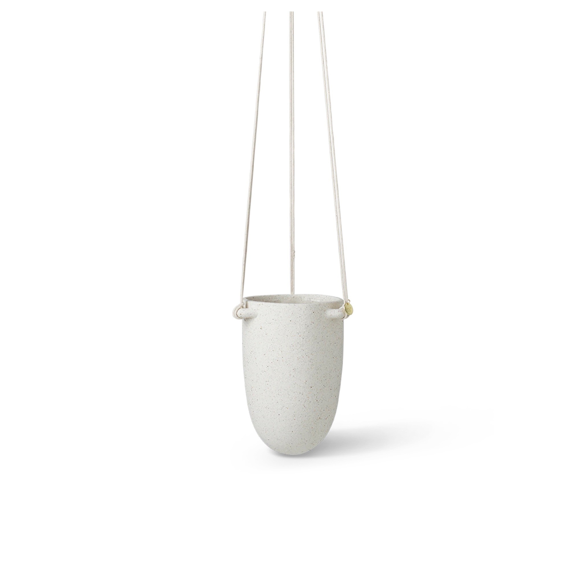 Hanging pot Speckle S - off-white - Ferm Living