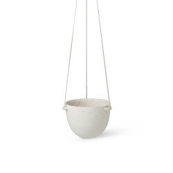 Hanging pot Speckle L - off-white - Ferm Living