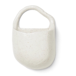 OUT OF STOCK - Speckle wall pocket - off-white - Ferm Living