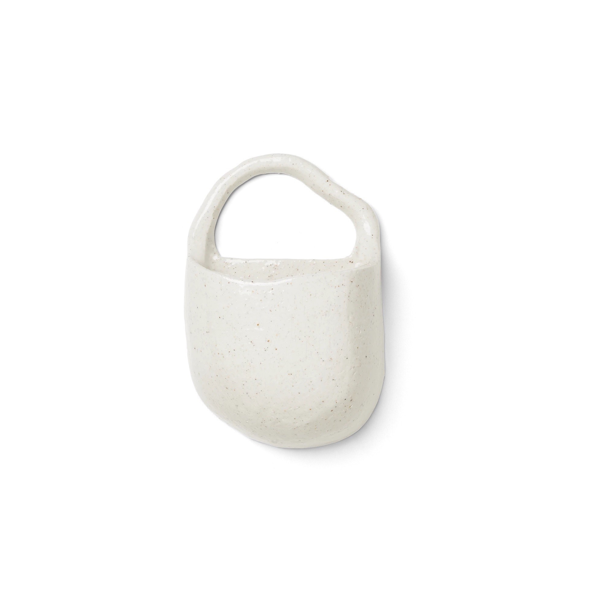 OUT OF STOCK - Speckle wall pocket - off-white - Ferm Living