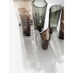 Glass Vase – SC36 – smoked – Collect series - &Tradition