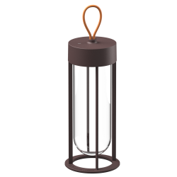 In Vitro Unplugged portable lamp – deep brown - Flos