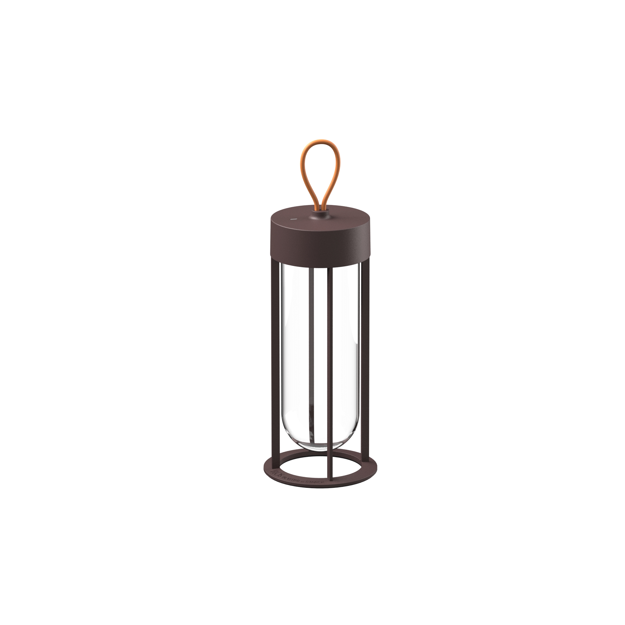 In Vitro Unplugged portable lamp – deep brown - Flos